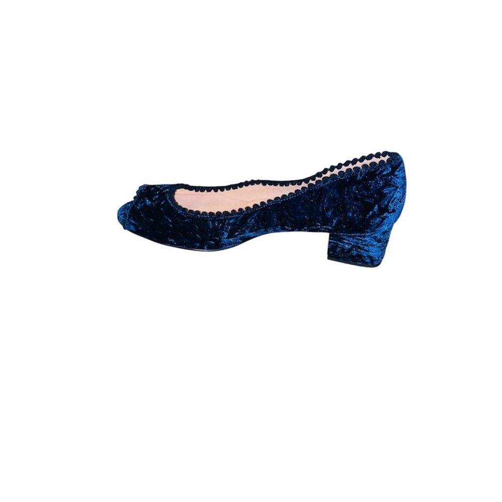 Blue Velvet Women's Shoes - Picture 6 of 11